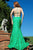 Embellished Halter Neck Long Trumpet Dress 93140