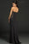 Simple Fit and Flare Dress with Nude Lace Side Panels 93735