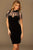 Attractive Illusion Sweetheart Beaded Collar Short Dress 98037