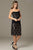 Lace and Bead Embellished Scoop Neck Cocktail Dress 98042