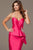 98247 Strapless Pleat Surplice Bodice Mermaid Gown