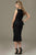 Elegant Beaded Lace Cocktail-Length Evening Gown 984