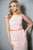 Floral Beaded Cocktail Dress 98440