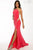 Illusion Cutouts and Sheer Back Evening Dress 98599