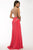 Illusion Cutouts and Sheer Back Evening Dress 98599