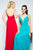 Embellished V-neckline with Scoop Back Evening Dress JVN20391