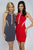 Sheer Patterned Jewel Neckline Cocktail Dress JVN21031
