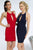 Halter Neck Jersey Sheath Dress JVN21213