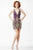 Graceful Evening Mini Dress in Plunging V-Neckline JVN27622