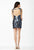 JVN27863 Shimmering Mini Sheath Dress