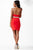Beaded Halter Neck Fitted Cocktail Dress JVN31862