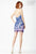 Illusion Sequined Short Dress JVN31894