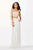 Pretty Two-Piece Prom Dress in Spaghetti Straps JVN33627
