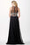 JVN34012 Crystal Crusted Jewel Illusion Gown