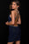 JVN41342 Halter Embellished Cutout Short Dress