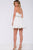 JVN41423 Strapless Lace Bejeweled A-Line Dress