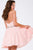 JVN41423 Strapless Lace Bejeweled A-Line Dress
