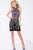 Floral Halter Cocktail Dress JVN41433