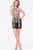 JVN41467 Gilded Halter Sheath Dress