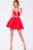 Strapless Sweetheart Jeweled A-line Dress JVN41495