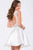 Lace and Bead Embellished Scoop Neck Mikado A-line Dress JVN41672