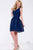 Stunning V-neckline Fit and Flare Dress JVN41897