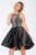 Sleeveless Cocktail Dress with Beaded Bodice JVN45585