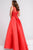 JVN48835 Embellished Illusion Bateau Ballgown