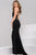 JVN49132 Strappy Sweetheart Fitted Dress