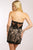 Embellished Lace Strapless Fitted Cocktail Dress JVN98611