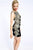 JVN98621 Embellished Ruched Sheath Cocktail Dress