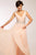 Jovani - JVN99401 Sleeveless V Neck Long Dress in Pink in Pink