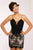 JVN99962 Spaghetti Straps Fitted Cocktail Dress