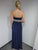 JVNP37074 Ruched Strapless Chiffon Evening Dress