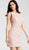Jovani - 42863 Sleeveless Bateau Neck Jersey Dress In Pink
