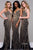 Jovani JVN41548 Sleeveless Fitted Jersey Dress with Sheer Panels