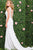 JB25706 Crystal Encrusted Plunging Neckline Bridal Dress