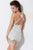 14338 Sequined Illusion Sheath Dress