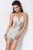14338 Sequined Illusion Sheath Dress