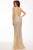 Stunning Sleeveless V-Neck Tulle Mermaid Gown 20736