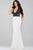 Sultry Halter Cutout Sheath Gown 26872