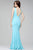 Sleeveless V-Neck Jersey Sheath Dress 28548