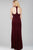 Statuesque Asymmetrical Sheath Gown with Side Slit 29377