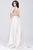 Lattice Embellished Bateau Illusion A-Line Gown 31015