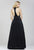 Luminous Halter Box-Pleated Satin A-Line Gown 32201