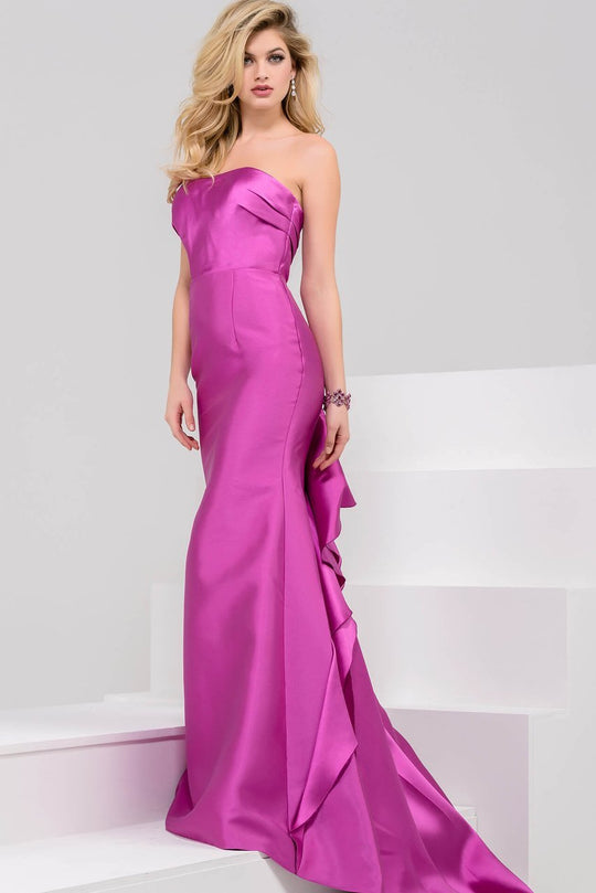 32329 Strapless Mikado Mermaid Dress