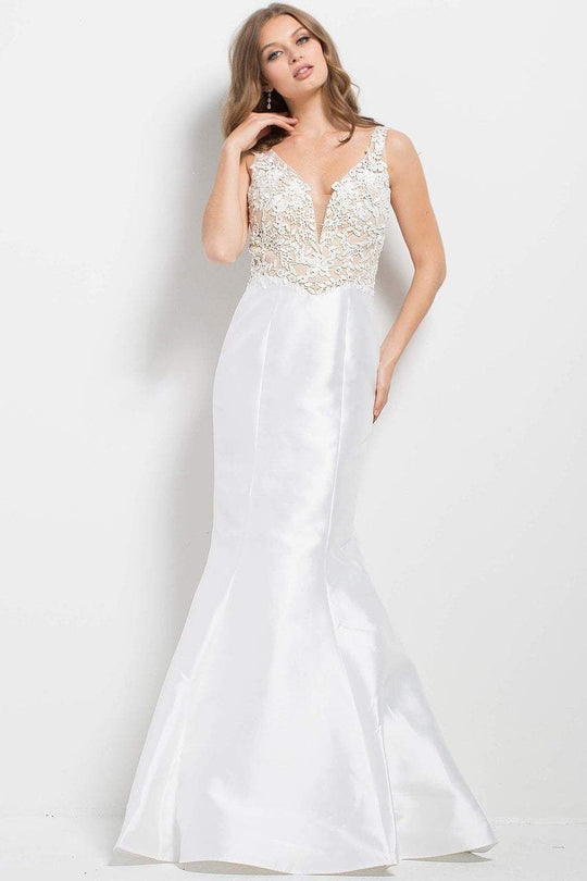 32416 Lace Mikado Mermaid Dress
