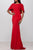 40476 Fitted Bateau Sheath Dress
