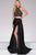 Two-Piece A-line Satin Prom Dress 41499