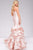 Strapless Long Mermaid Tiered Prom Dress 41622